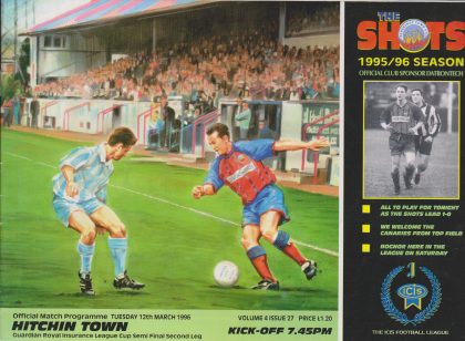 Aldershot Town v Hitchin Town 12-Mar-1996
