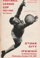 Stoke City v Ipswich Town 11-Oct-1967
