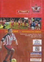 Exeter City v Kidderminster Harriers 24-Mar-2001
