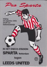 Sparta Rotterdam v Leeds United 10-Aug-2001