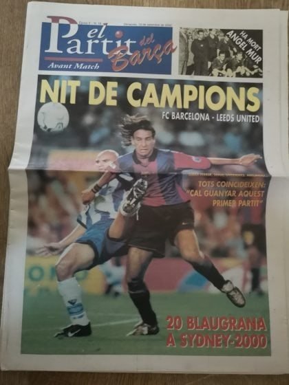 Barcelona v Leeds United 13-Sep-2000