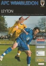 AFC Wimbledon v Leyton  16-Feb-2008