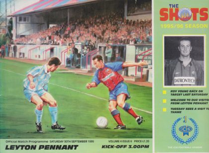 Aldershot Town v Leyton Pennant  30-Sep-1995