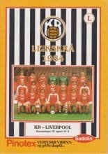 KR Reykjavik v Liverpool    12-Aug-1984