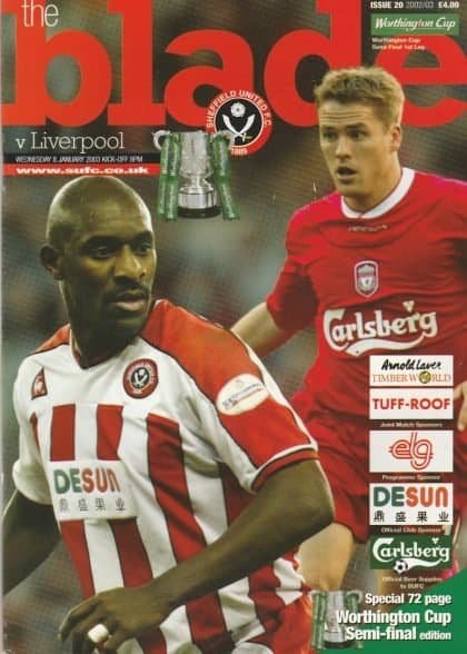 Sheffield United v Liverpool 08-Jan-2003