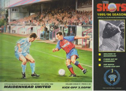 Aldershot Town v Maidenhead United 13-Apr-1996
