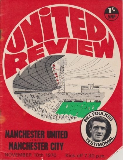 Manchester United v Manchester City  10-Nov-1970