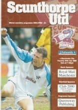 Scunthorpe United v Manchester City  24-Jul-2001