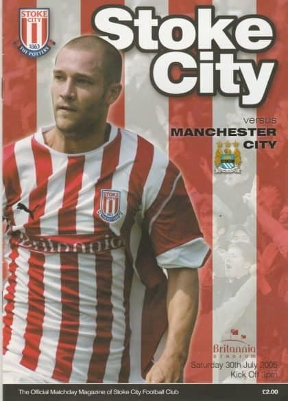 Stoke City v Manchester City 30-Jul-2005