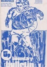 Oldham Athletic v Mansfield Town  08-Apr-1972