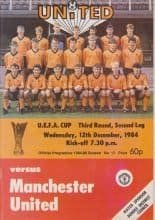 Dundee United v Manchester United 12-Dec-1984