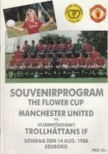 Trollhättan v Manchester United 14-Aug-1988