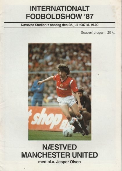 Naestved IF v Manchester United 22-Jul-1987