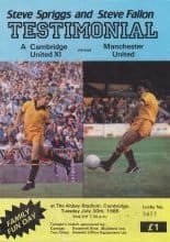 Cambridge United v Manchester United 30-Jul-1985