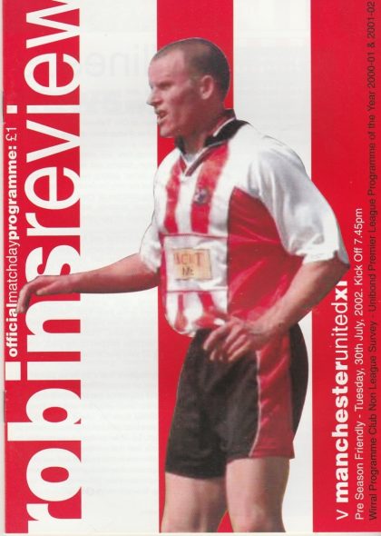 Altrincham v Manchester United 30-Jul-2002