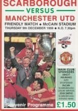 Scarborough v Manchester United 09-Dec-1999