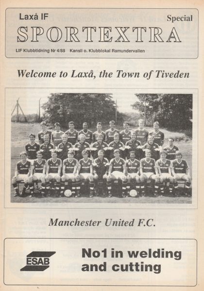 Laxa IF v Manchester United 06-Aug-1988