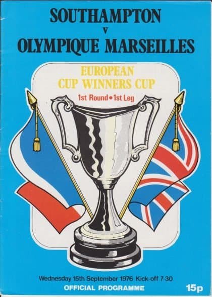 Southampton v Olympique Marseille 15-Sep-1976