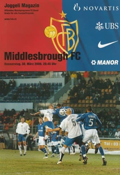 FC Basel v Middlesbrough  30-Mar-2006
