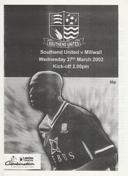Southend United Reserves v Millwall Reserves  27-Mar-2002