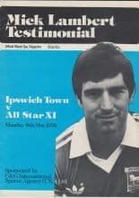 Ipswich Town v All Star XI  08-May-1978