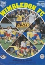 Wimbledon v Moscow Dynamo 11-Mar-1982