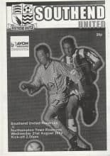 Southend United Reserves v Northampton Town Reserves  21-Aug-2002