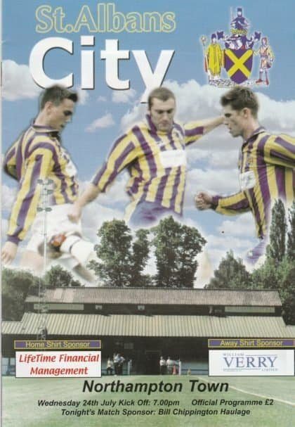 St Albans City v Northampton Town   24-Jul-2002