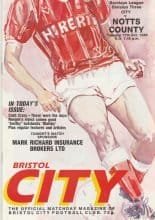 Bristol City v Notts County 17-Oct-1989