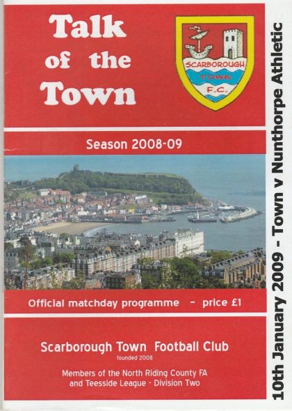 Scarborough Town v Nunthorpe Athletic 10-Jan-2009
