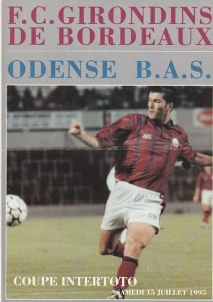 Girondins Bordeaux v Odense  15-Jul-1995