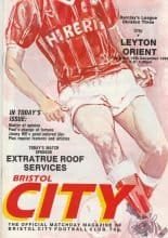 Bristol City v Leyton Orient 16-Dec-1989