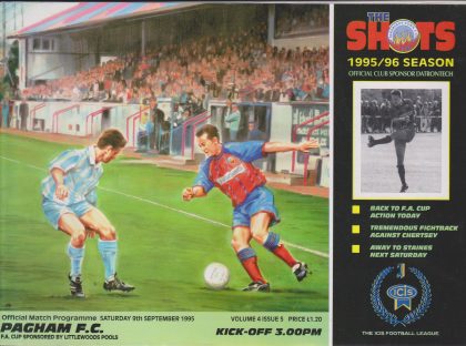Aldershot Town v Pagham  09-Sep-1995