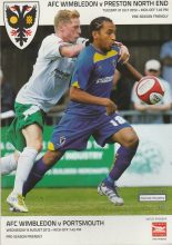 AFC Wimbledon v Portsmouth 09-Aug-2012