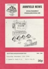 Stirling Albion v Queens Park 15-Dec-1984