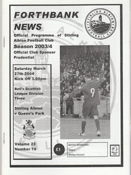 Stirling Albion v Queen's Park 27-Apr-2004