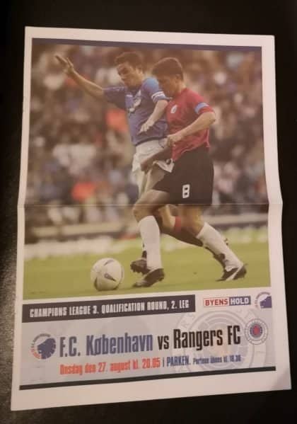 FC Copenhagen v Glasgow Rangers  27-Aug-2003