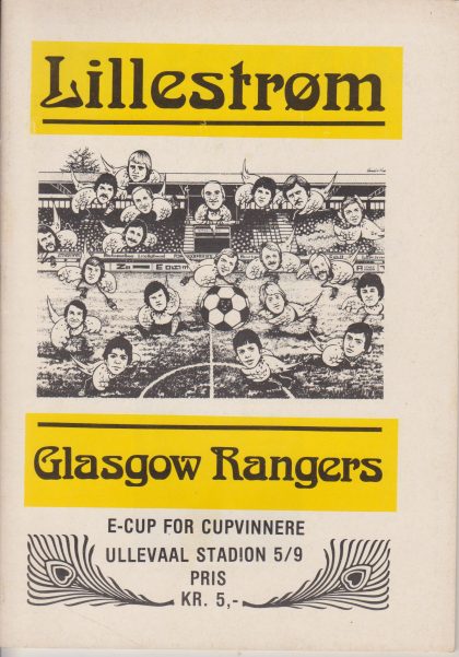 Lillestrom v Glasgow Rangers  05-Sep-1979