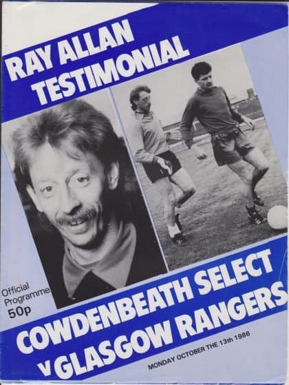 Cowdenbeath v Glasgow Rangers 13-Oct-1986