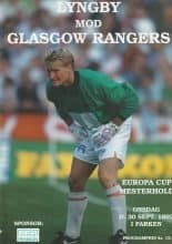 Lyngby v Glasgow Rangers  30-Sep-1992