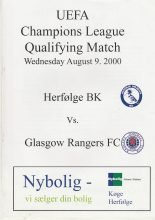 Herfølge v Glasgow Rangers 09-Aug-2000