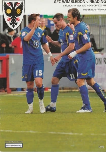 AFC Wimbledon v Reading 14-Jul-2012