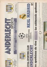 Anderlecht v Real Madrid 14-Mar-2001