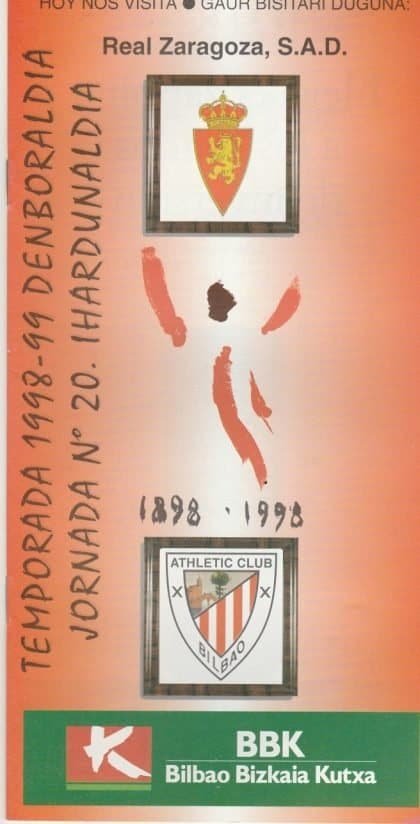Athletic Bilbao v Real Zaragoza   1998-99