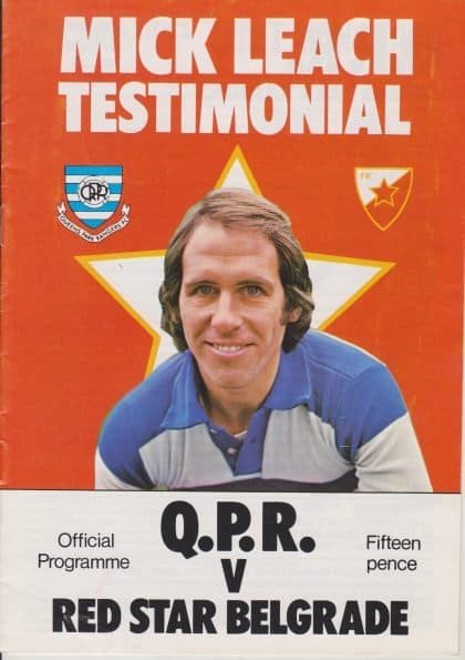 Queens Park Rangers v Red Star Belgrade 02-Feb-1976