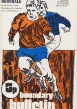 Oldham Athletic v Rochdale 01-Jan-1972