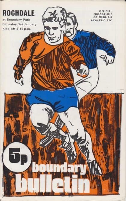 Oldham Athletic v Rochdale 01-Jan-1972