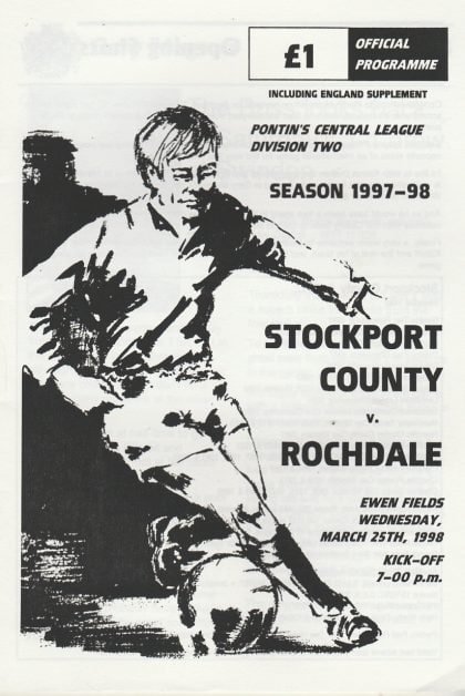 Stockport County Reserves v Rochdale Reserves 25-Mar-1998
