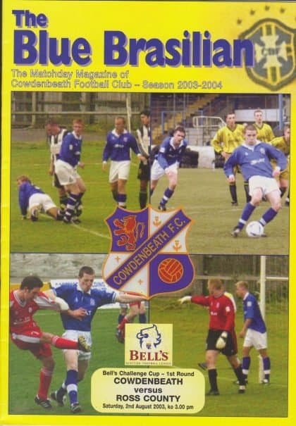 Cowdenbeath v Ross County  02-Aug-2003