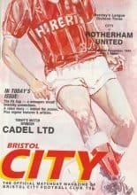 Bristol City v Rotherham United 02-Dec-1989
